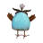 Metal Mini Owls Statue, 8"H, Set of 2