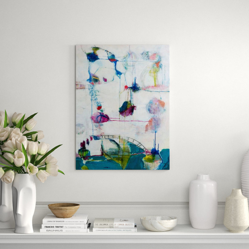 Traveling Painting by Susie Zolghadri, 67" H x 50" W x 1.5" D, Outdoor