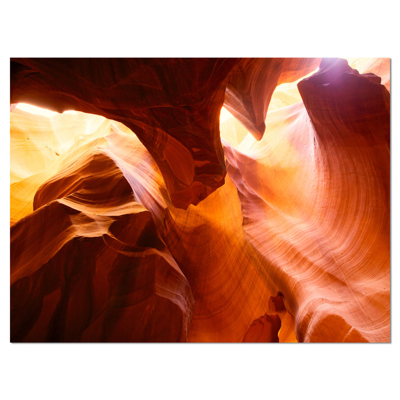 « yellow antilope canyon », impression sur toile tendue, H 8 po x l 12 po x P 1 po