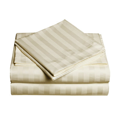 Premium Microfiber Striped Sheet Set