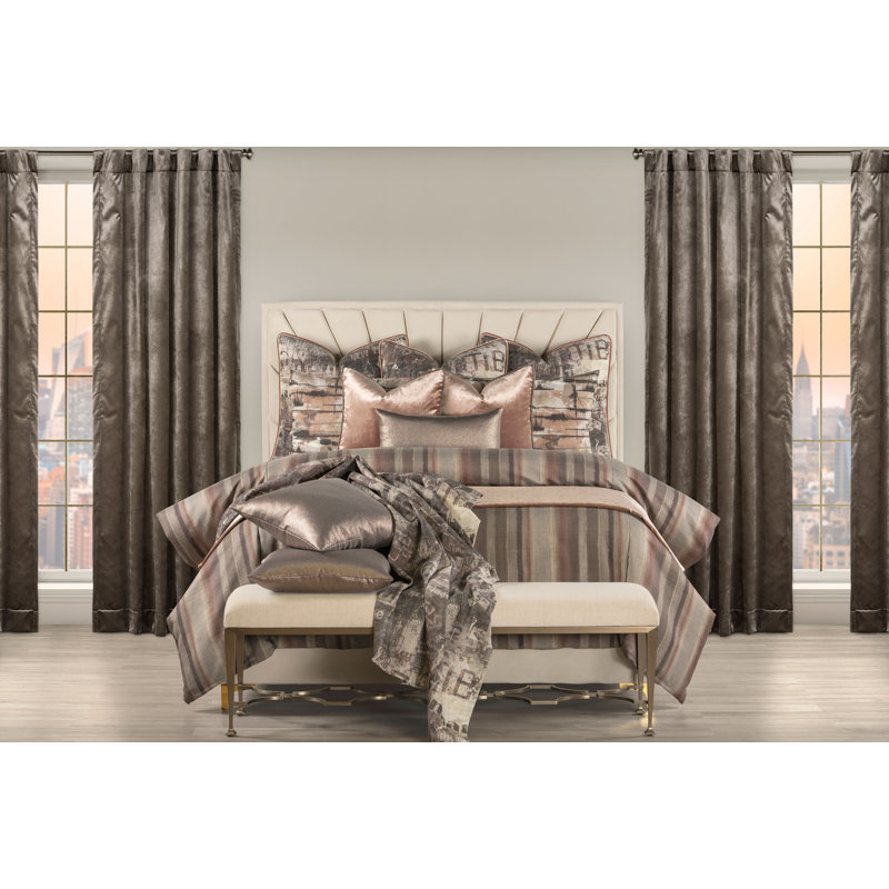 Ensemble de housse de couette et insert Spry Smoke, Housse de couette et insert CalKing + 2 taies déc