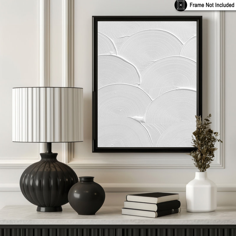 Coup de pinceau blanc, Unframed, Poster, 11"H x 14"W