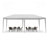 10x20' Outdoor Garden Gazebo Wedding Party Tent Canopy Marquee without Sidewalls