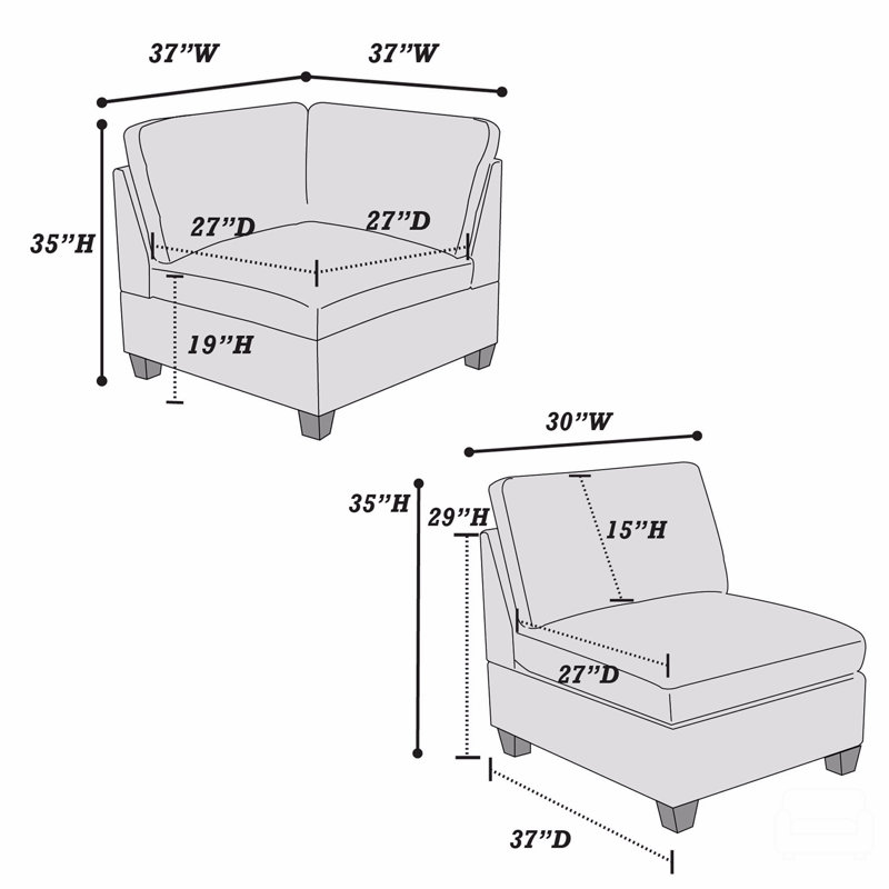 Ensemble modulaire - 2 pièces