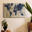 Carte du vieux monde II - impression sur toile tendue-605542170