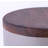 Wood Top Side Table Round