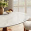 Round Stone Danner Solid Wood Pedestal Floral Shape Kitchen Dinner Table For 4/6/8-932909971-932909974