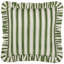 Feeoni Ruffled Floral Square Throw Cushion