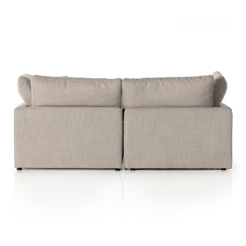 Centrale 2 Piece Sectional Sofa-Dstn Flannel, Gibson Wheat Performance Weave