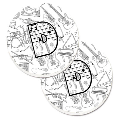 Sous-verre musical letter note