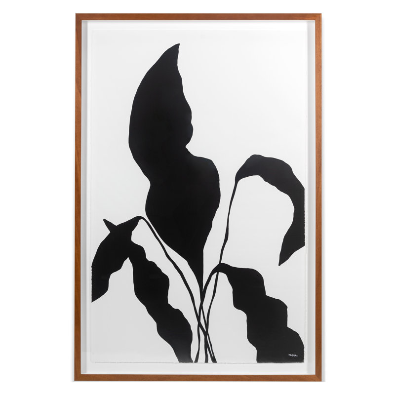 Silhouetted Flower 1 Print by Hable Construction, 55'' H x 37'' W