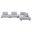 Canapé modulaire 4 pièces Saancer - gris clair par Modway-438670650