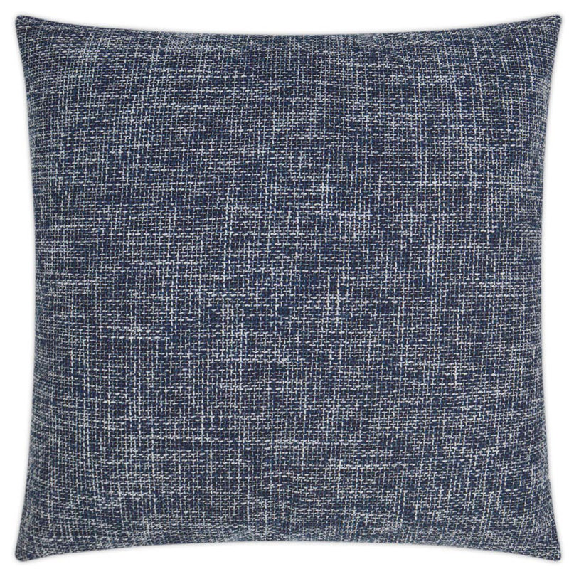 Double Trouble Square Indoor/Outdoor Pillow Cover & Insert, Navy