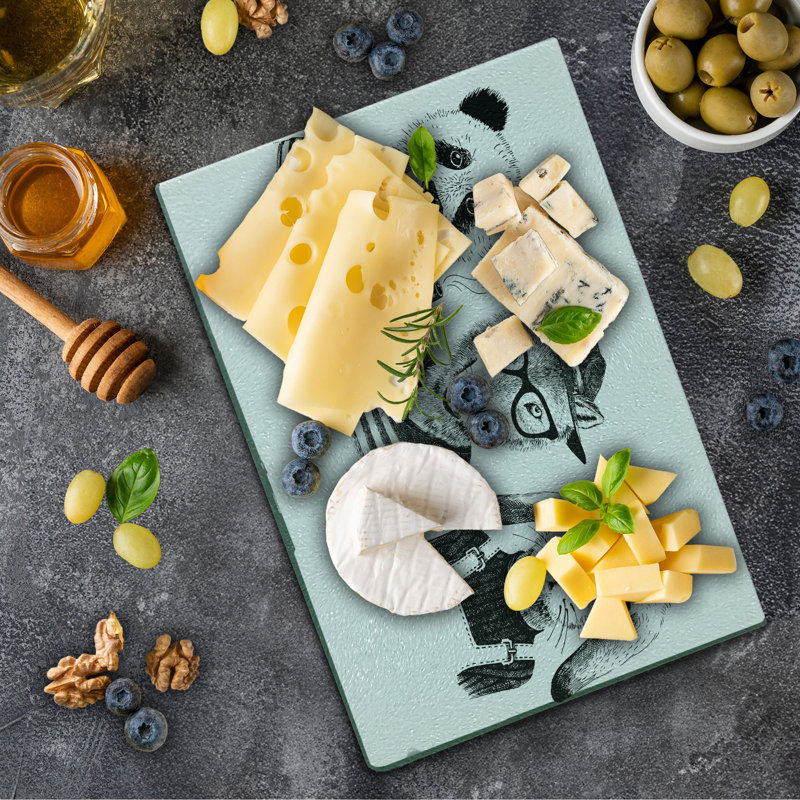 Planche à découper en verre trempé Ambesonne