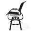 Aruba II Sling Aluminum Frame Balcony Height Swivel Café Chair-411905093-411905202-461073634