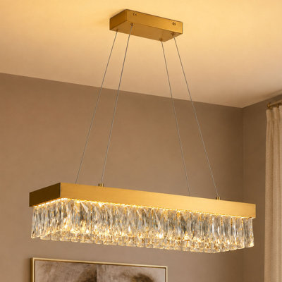  Luminaire suspendu en cristal 1 lumière à DEL Shymir