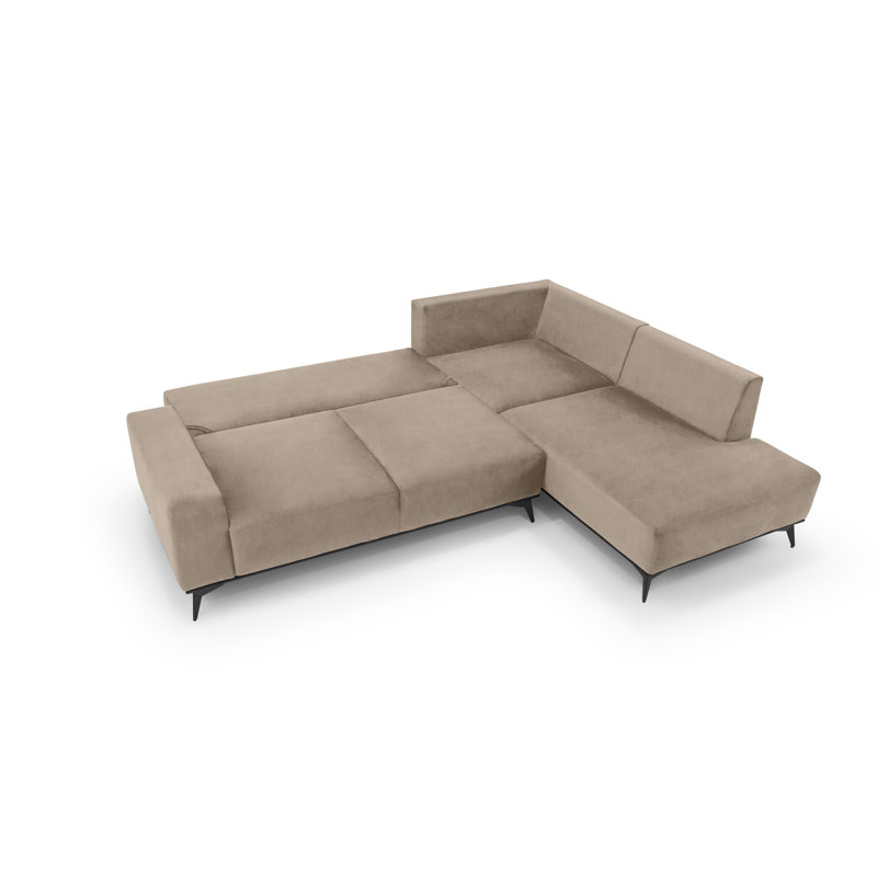 5 Seater Corner Sofa, Beige