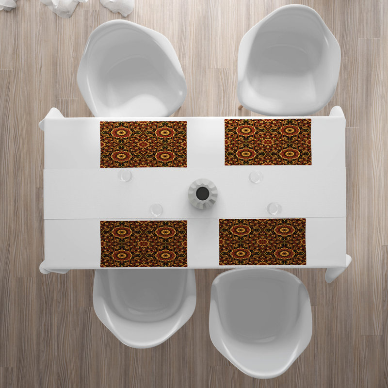 Polyester Geometric Rectangle Placemat