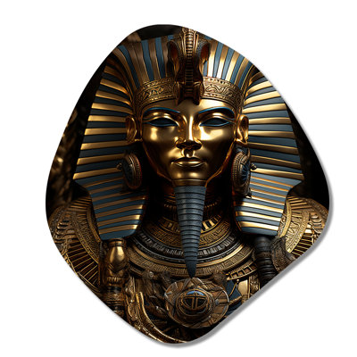 Egypt Golden Pharaoh - Egypt Nebula Shape Irregular Metal Wall Decor