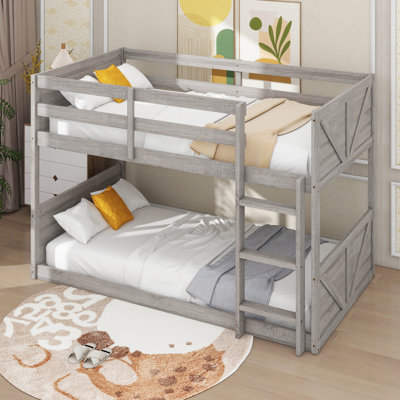 Twin Over Twin Floor Bunk Bed