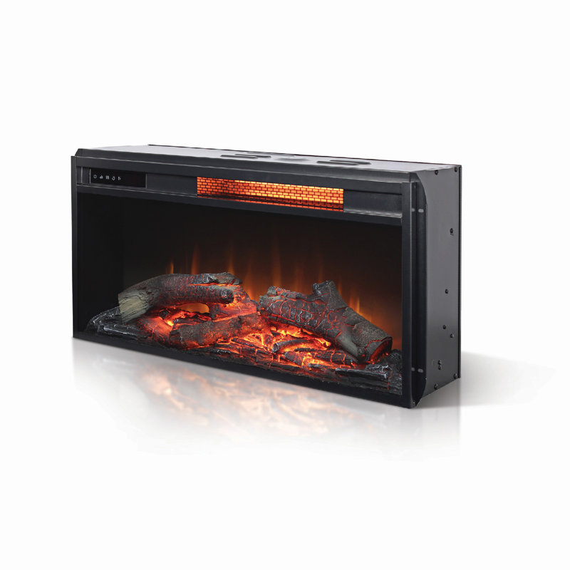 Foyer encastré Nex Log avec télécommande, 29 po, flamme simple