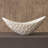 Honeycomb Long Bowl-Matte White