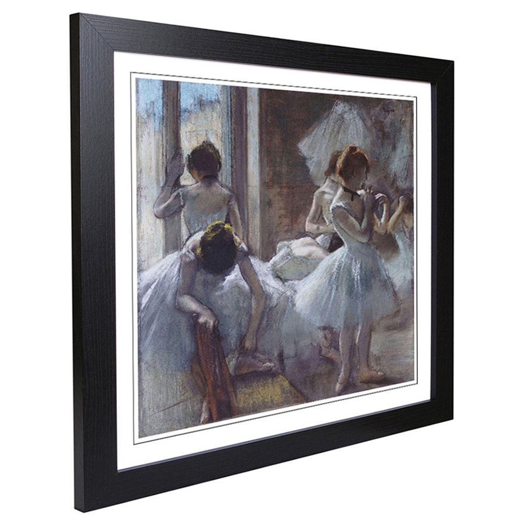 Dancers Preparing No.1 by Edgar Degas Framed Painting Print