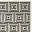 Tapis noir et crème Bosco-23233843