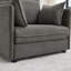 Upholstered Chenille Accent Chair With Footstool-56463582
