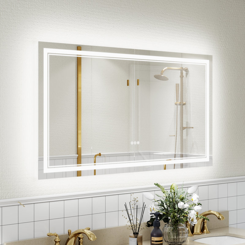 Miroir de salle de bain mural Aolaith, 30 po x 55 po