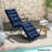 Lounge Chair Cushion, Thick Chaise Lounge Cushion, Navy Blue
