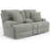 Eliava 86" Zero Gravity Power Reclining Console Loveseat