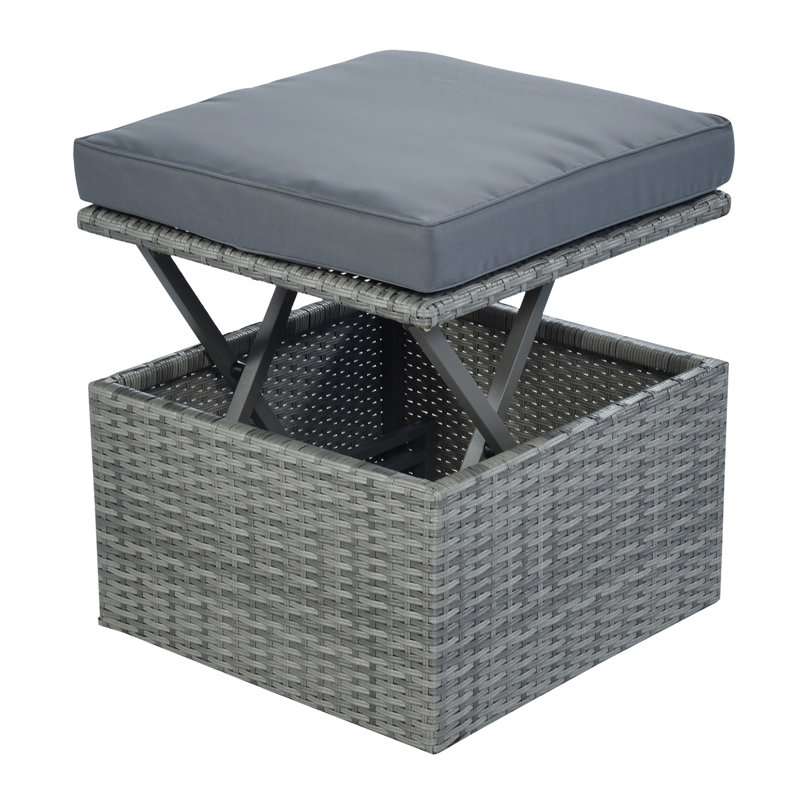 Ensemble de meubles de patio pour l'extérieur, Gris