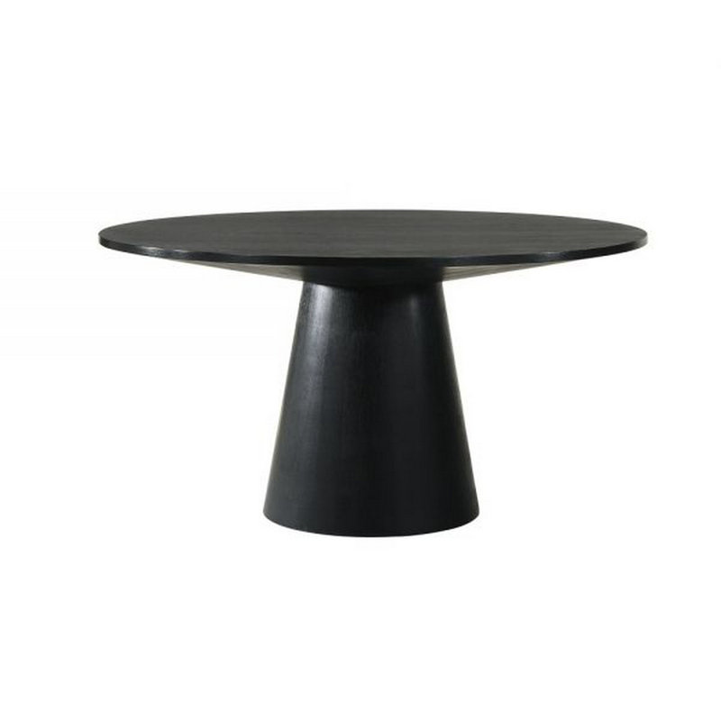 Gytle Round Dining Table in Black
