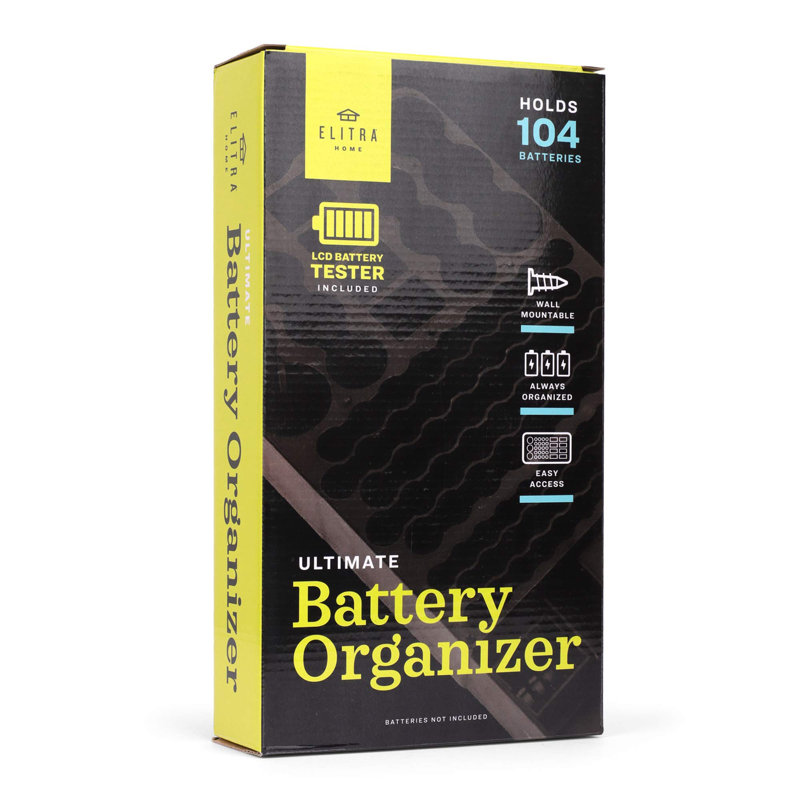  – Ultimate Battery Organizer – Black