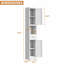 Armoire de rangement autoportante 71 po-207474813