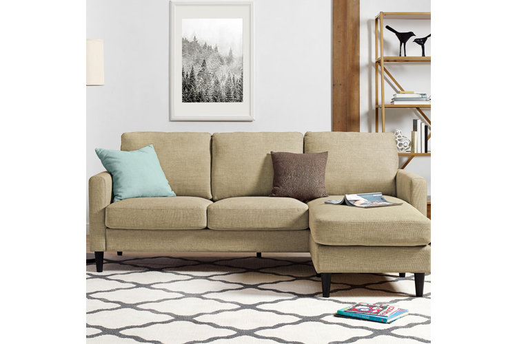 Cazenovia 81.63" Wide Reversible Sofa & Chaise with Ottoman