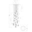 Luminaire suspendu sphère 22 lumières Breeze-80293122-80293120