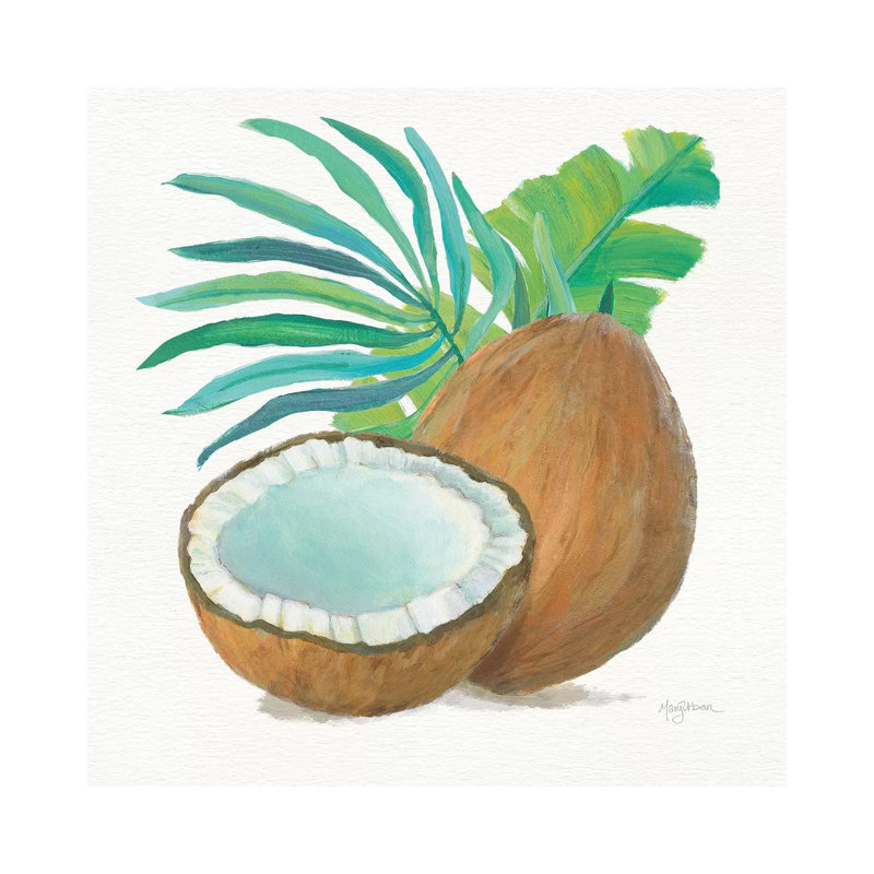 Coconut Palm by Mary Urban - Wrapped Canvas Gallery-Wrapped Canvas Giclée, 30.48cm H x 30.48cm W