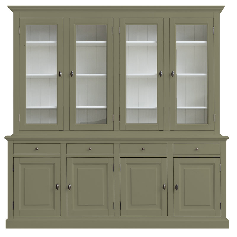 Babak Display Cabinet, Olive Grey