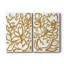 Blockbrush Garden I-Premium Gallery Wrapped Canvas -Ready to Hang
