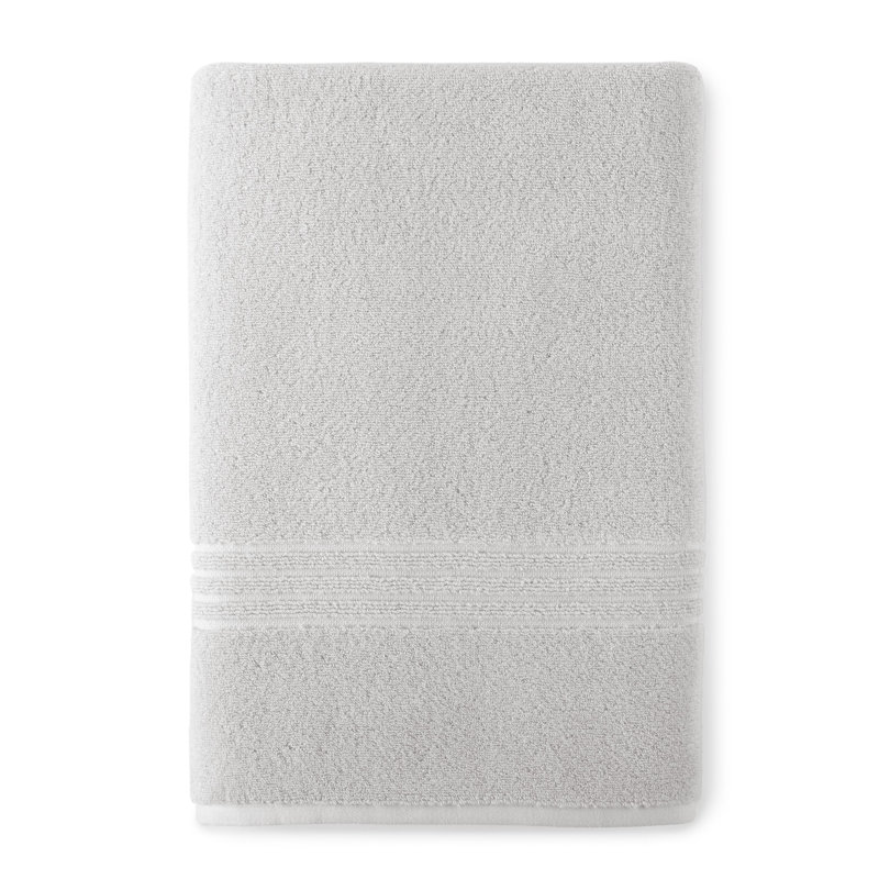 Chelsea Plush Bath Towel, Pewter, Hand Towel - 1 Pack