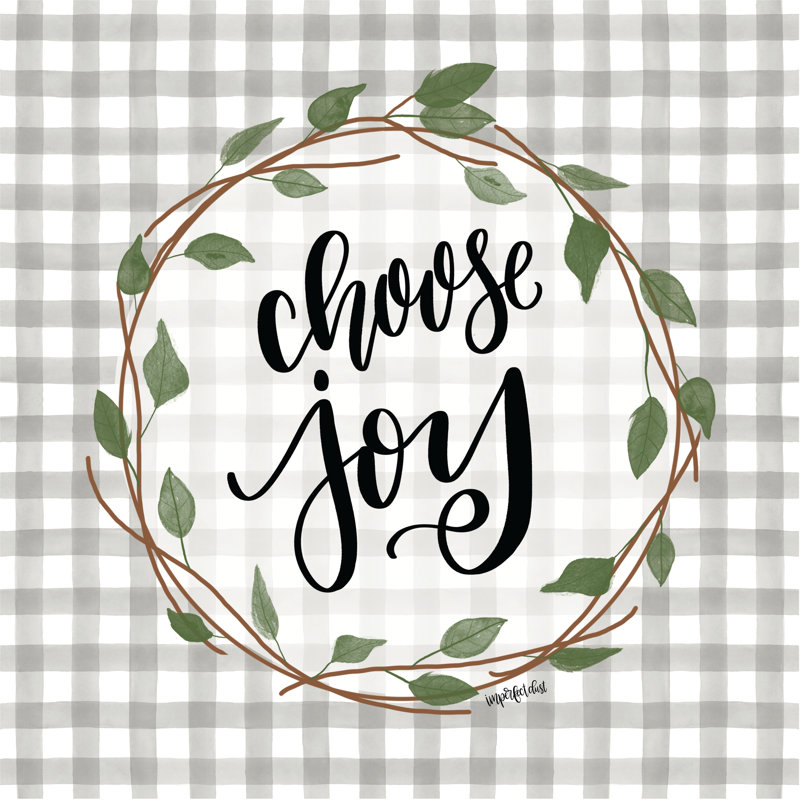 Choisir la joie par la poussière imparfaite - impression, Toile encadrée noire, Non, H 12 po x l 12 po