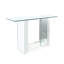 Console avec miroir et faux cristal