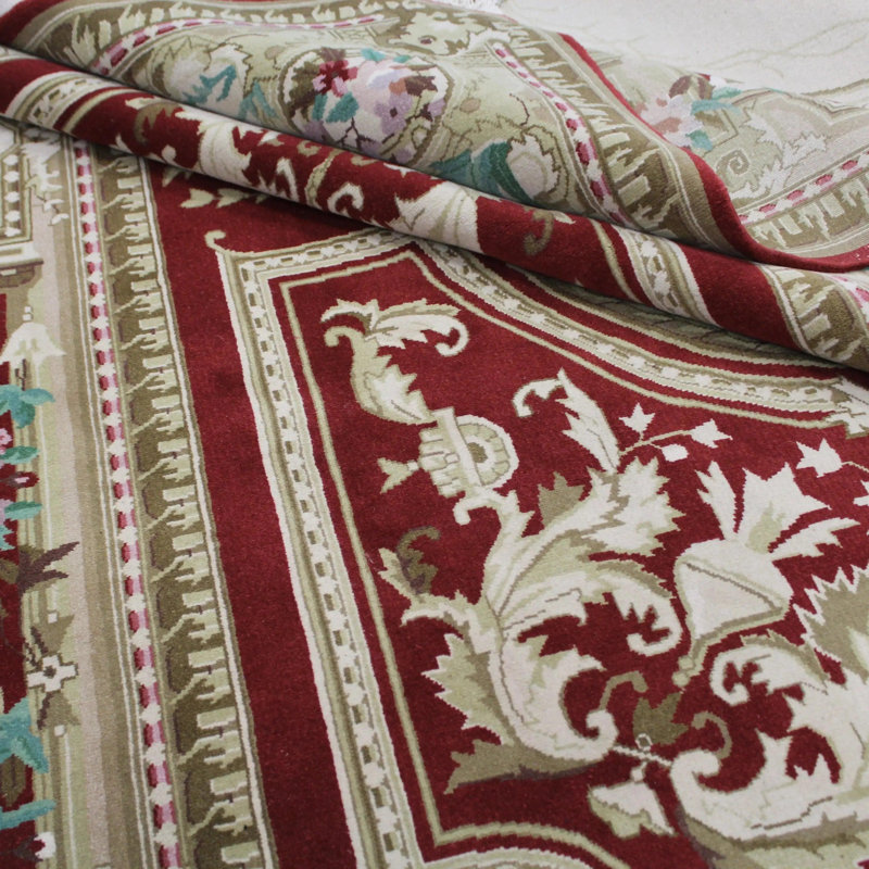 9'X12' Oriental Area Rug in Red