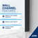 Kamaya XL 64-68" W x 80" H Single Sliding Frameless with StarCast by EnduroShield