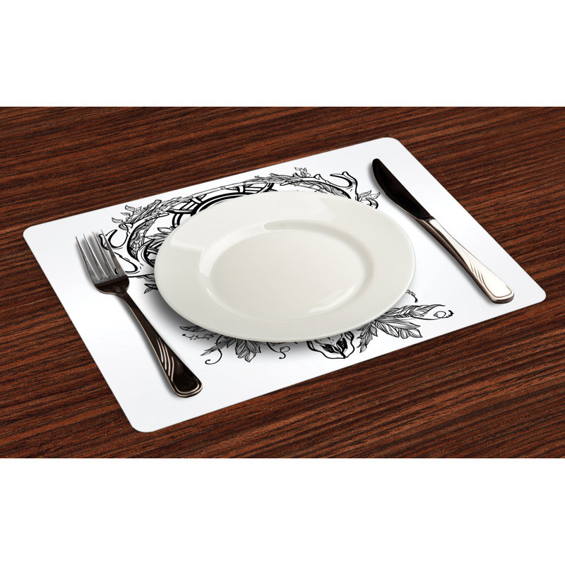 Polyester Toile Rectangle Placemat