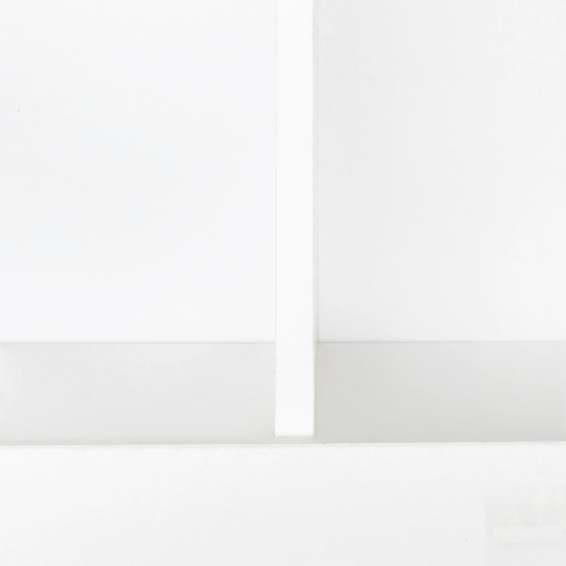 Bureau d'ordinateur à domicile avec huche, spacieux et élégant pour les espaces de travail modernes, Blanc