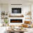 Acoidan Recessed and Wall Mounted Electric Fireplace-1955370228-1955370227