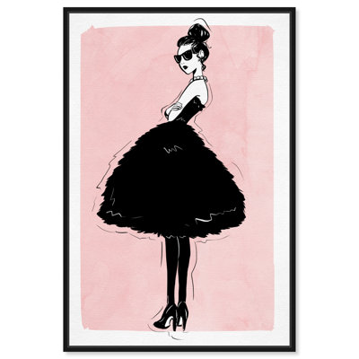 Fashion and Glam Skirt and Shades Dress - peinture sur toile